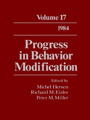 cover image of Progress in Behavior Modification, Volume 17